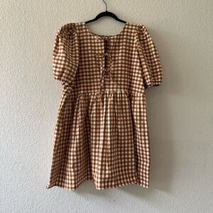 Giddy Up Goods Tie-Front Dress